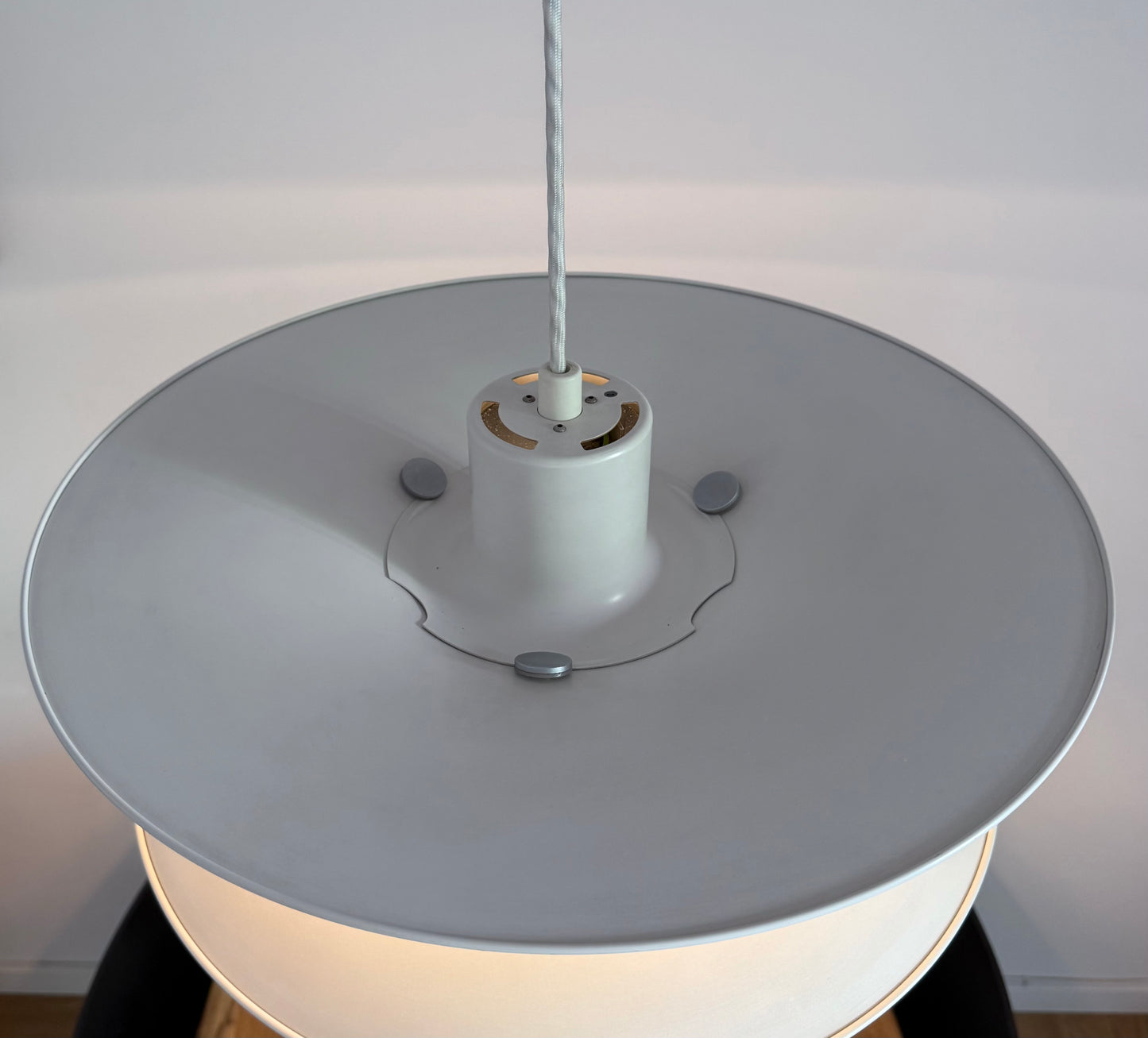 Original white PH 5-4½ pendant lamp. Poul Henningsen for Louis Poulsen