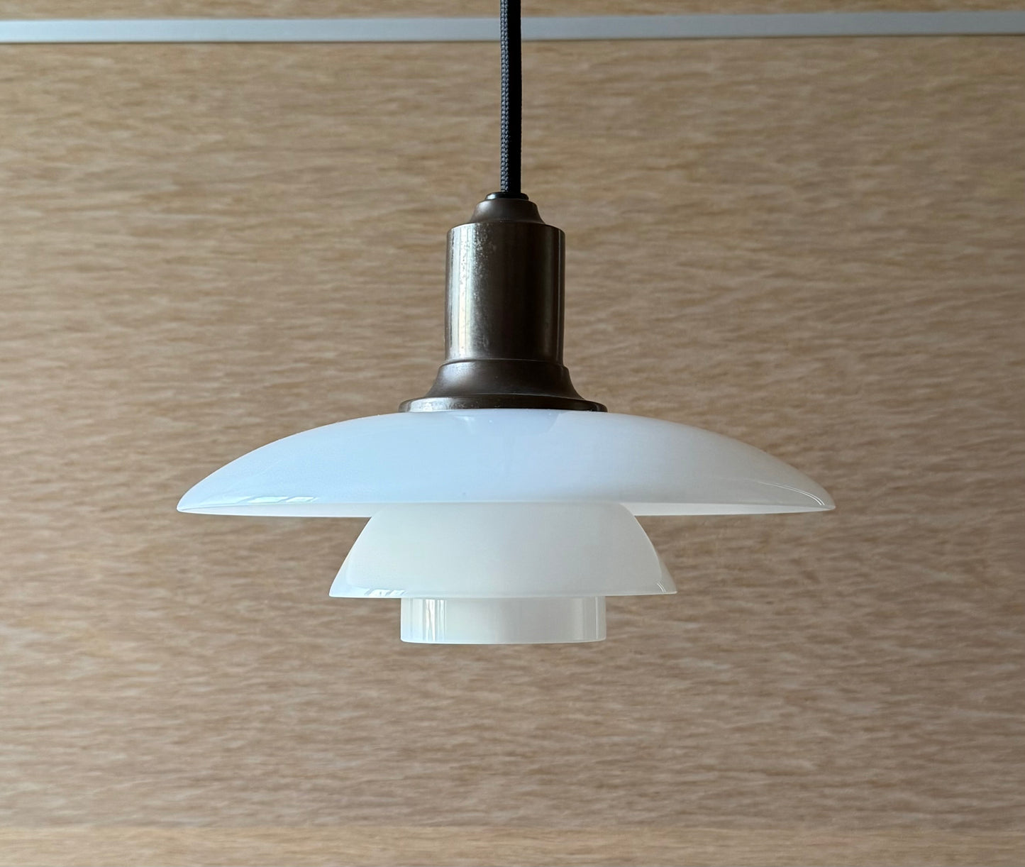 Original PH 2/1 pendant lamp. Poul Henningsen for Louis Poulsen