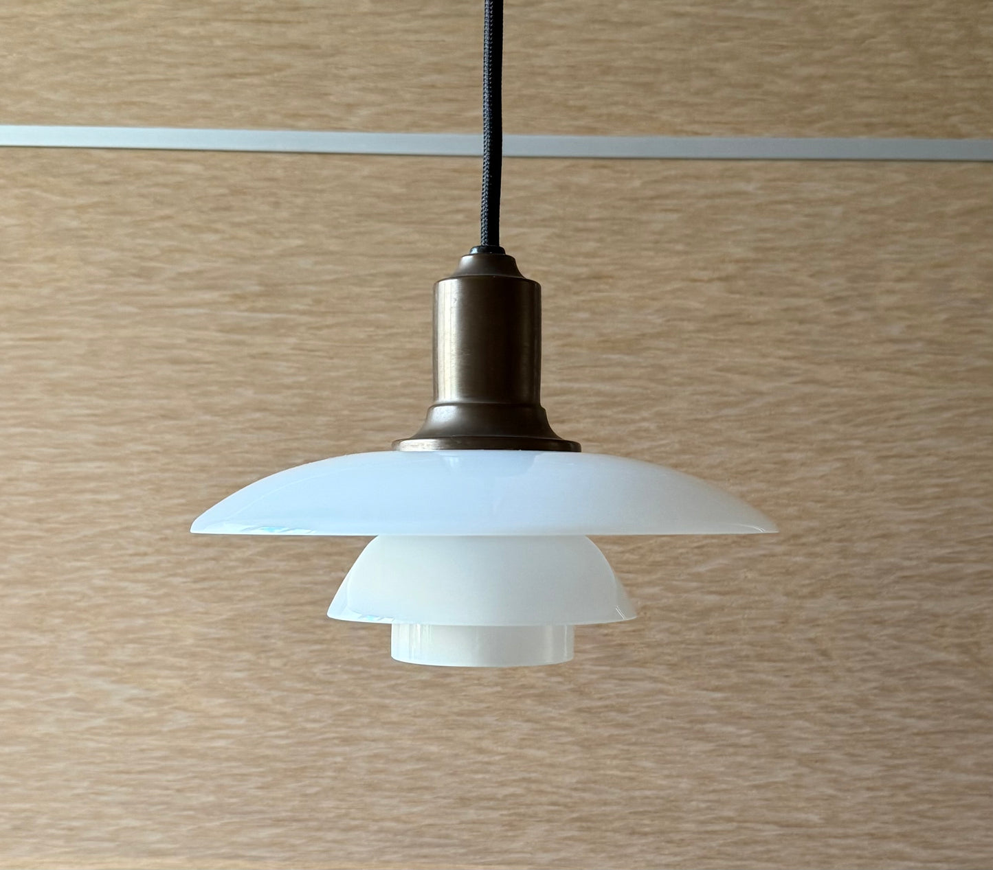 Original PH 2/1 pendant lamp. Poul Henningsen for Louis Poulsen