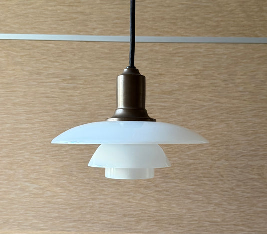 Original PH 2/1 pendant lamp. Poul Henningsen for Louis Poulsen