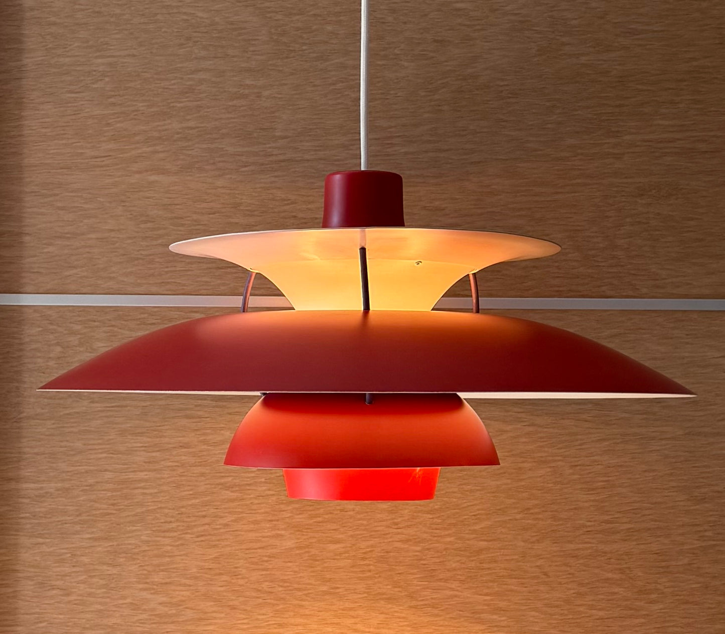 Original PH 5 pendant lamp. Poul Henningsen for Louis Poulsen