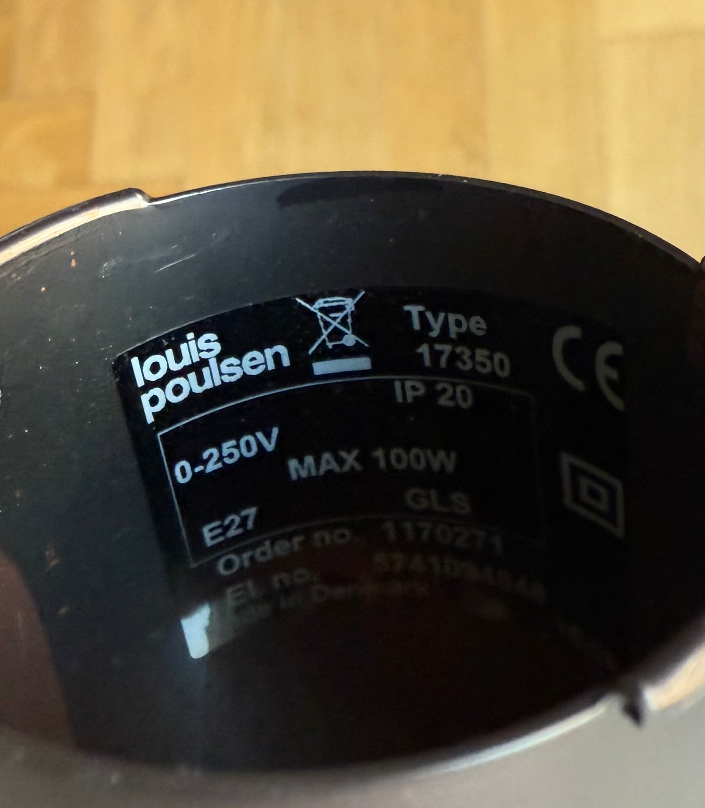 Original PH 3½-3 pendant lamp. Poul Henningsen for Louis Poulsen