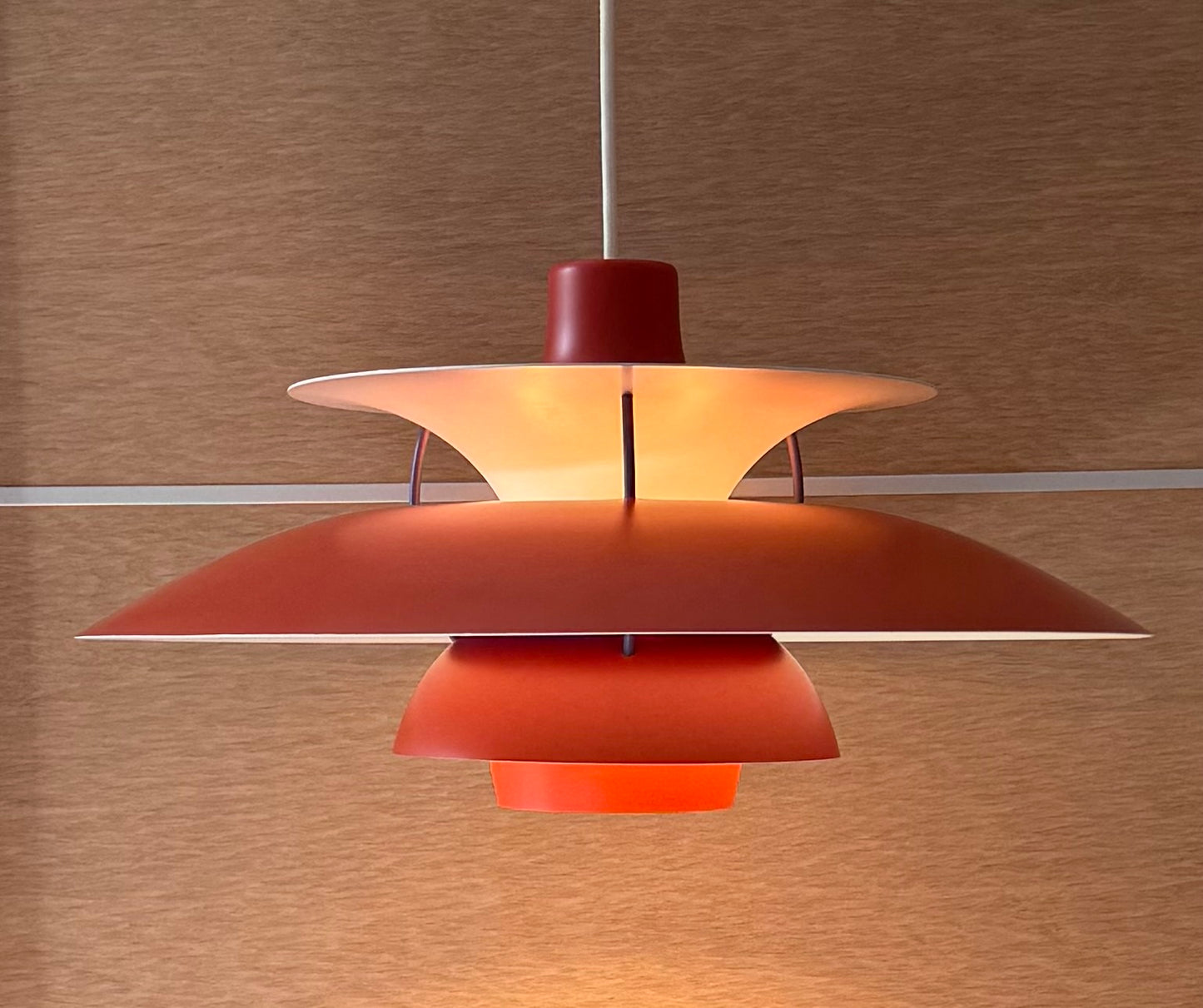 Original PH 5 pendant lamp. Poul Henningsen for Louis Poulsen