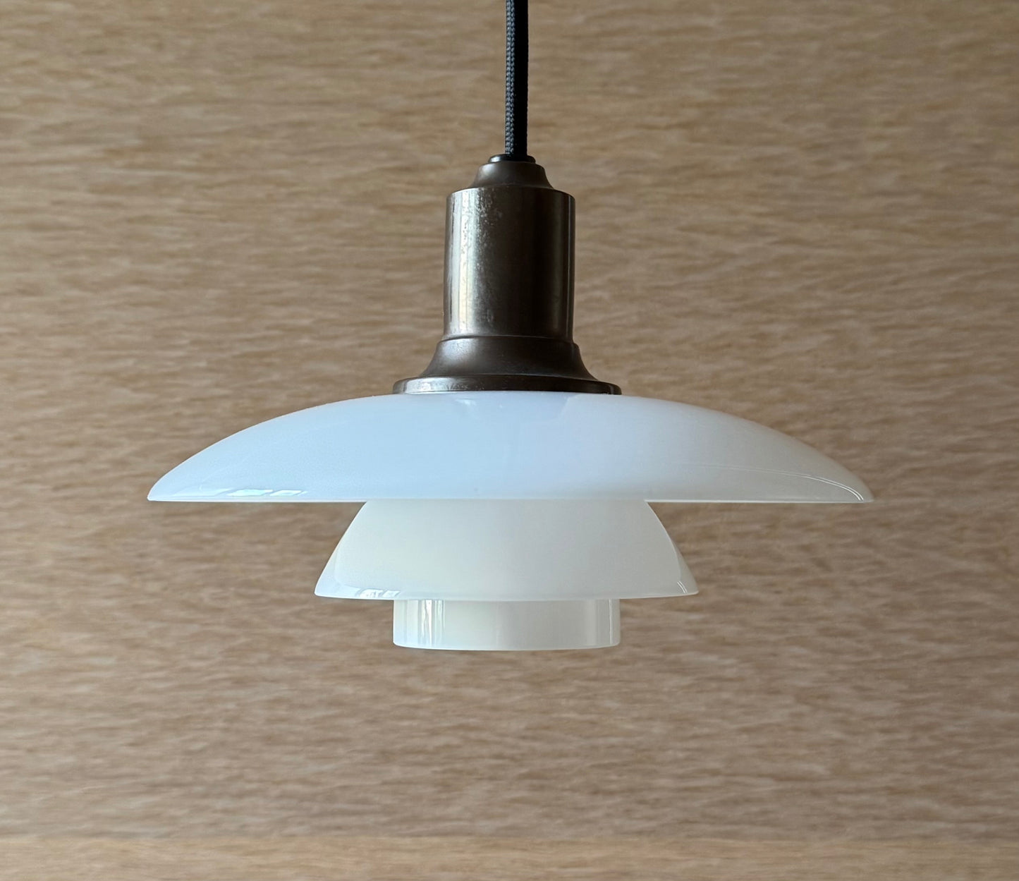 Original PH 2/1 pendant lamp. Poul Henningsen for Louis Poulsen