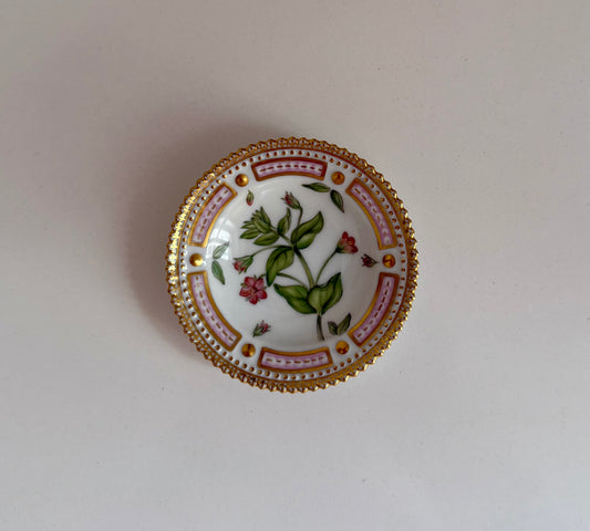 Royal Copenhagen Flora Danica caviar dish / butter dish