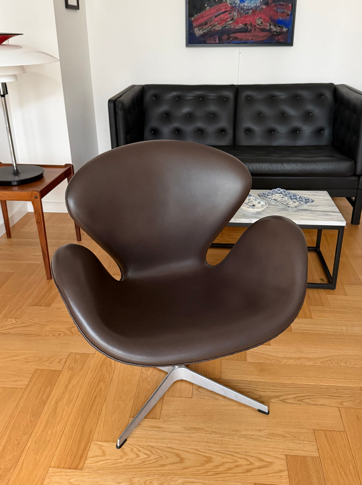 Original Swan Lounge Chair. Arne Jacobsen for Fritz Hansen