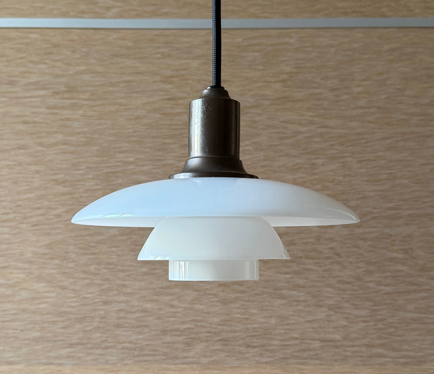 Original PH 2/1 pendant lamp. Poul Henningsen for Louis Poulsen