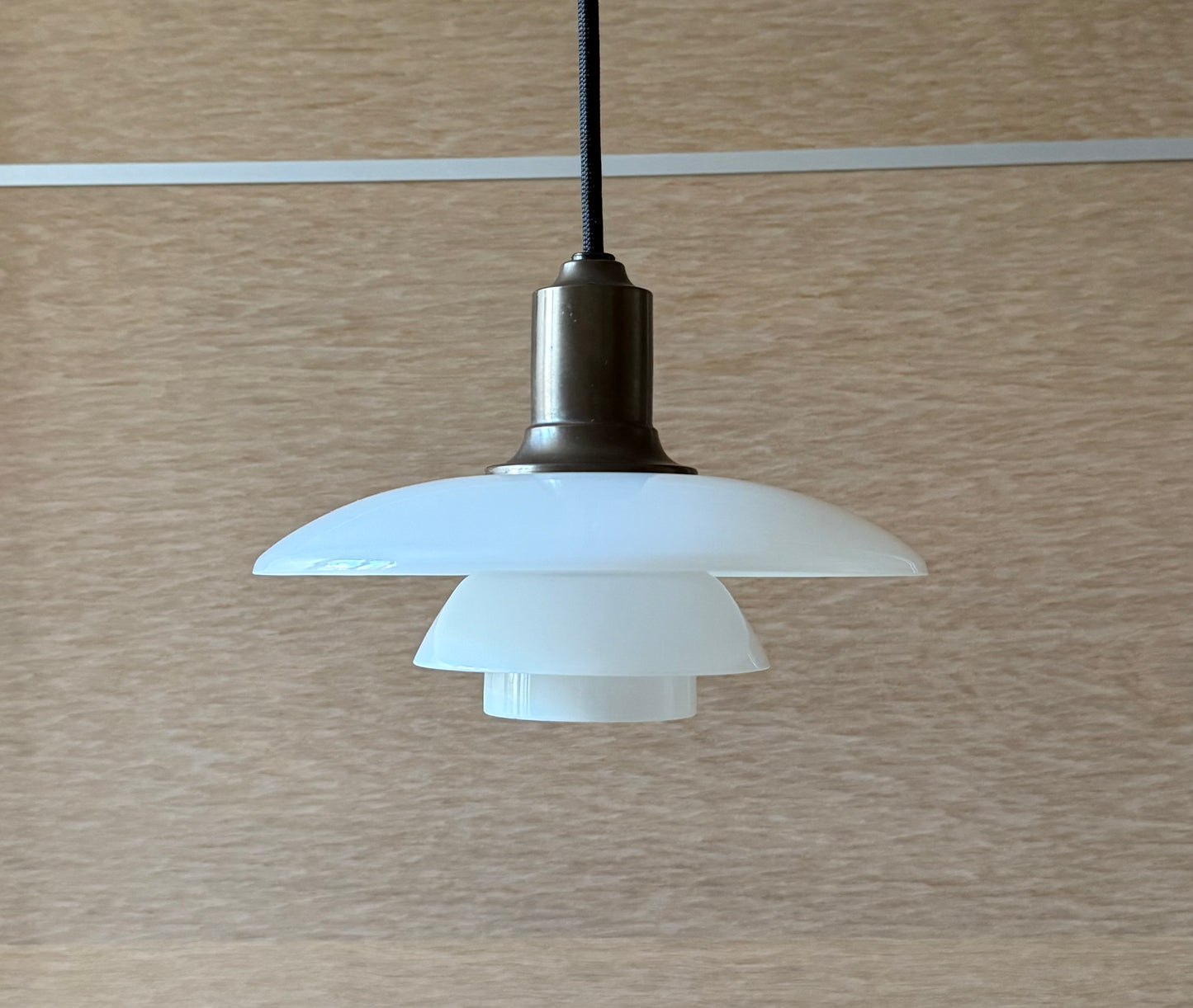Original PH 2/1 pendant lamp. Poul Henningsen for Louis Poulsen