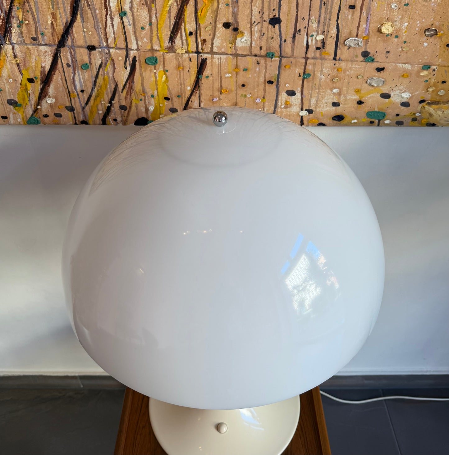 Original VP Panthella table lamp. Verner Panton for Louis Poulsen