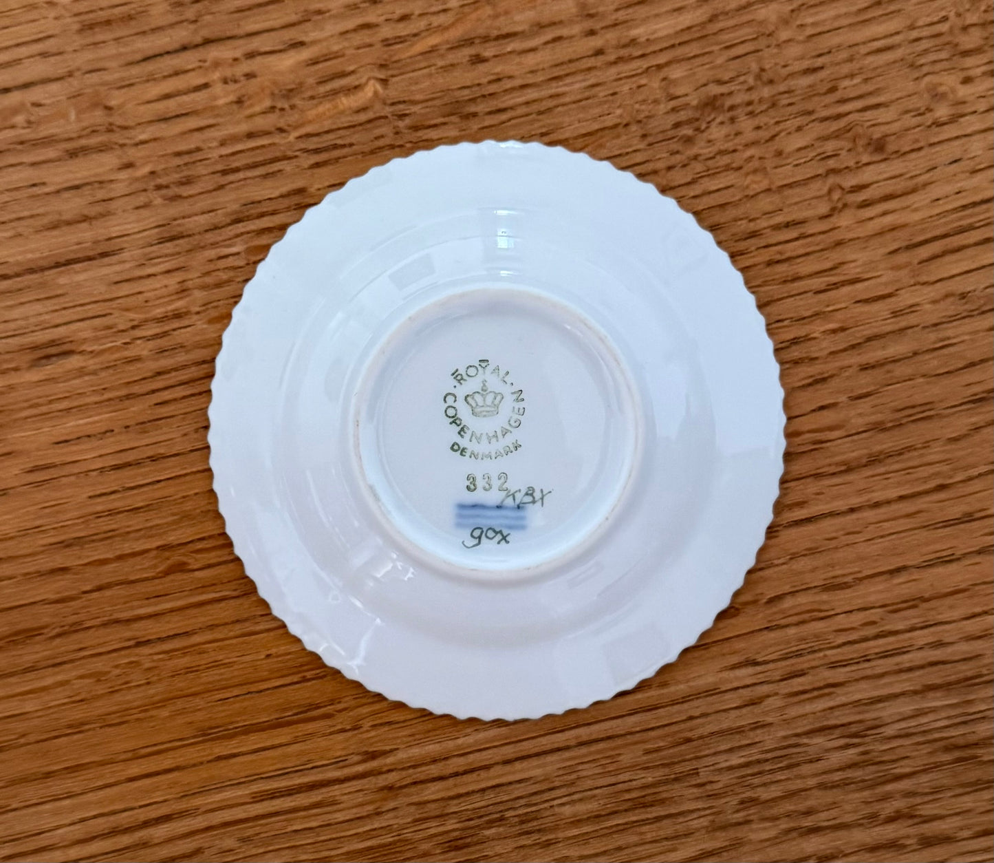 Royal Copenhagen Flora Danica caviar dish / butter dish