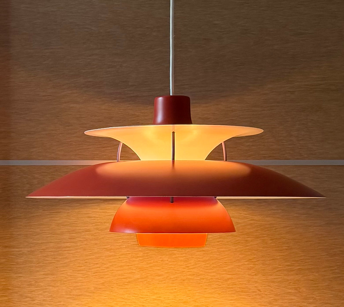 Original PH 5 pendant lamp. Poul Henningsen for Louis Poulsen