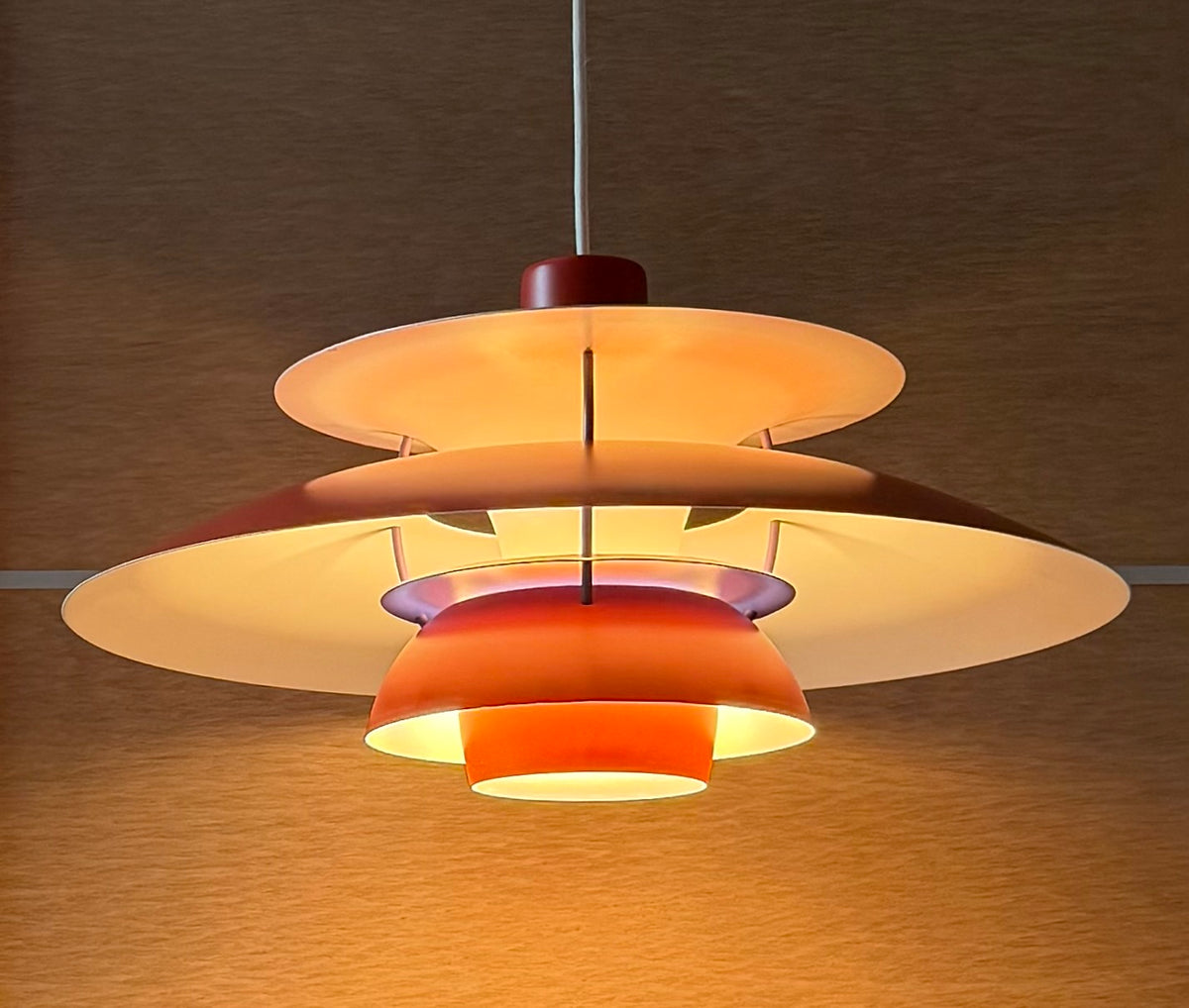 Original PH 5 pendant lamp. Poul Henningsen for Louis Poulsen