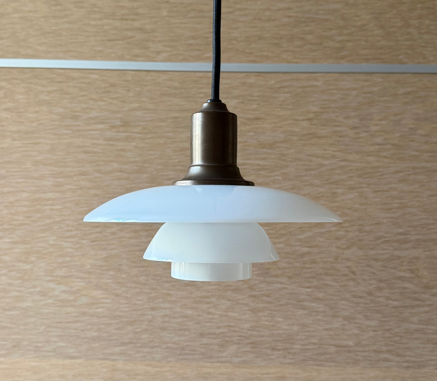Original PH 2/1 pendant lamp. Poul Henningsen for Louis Poulsen