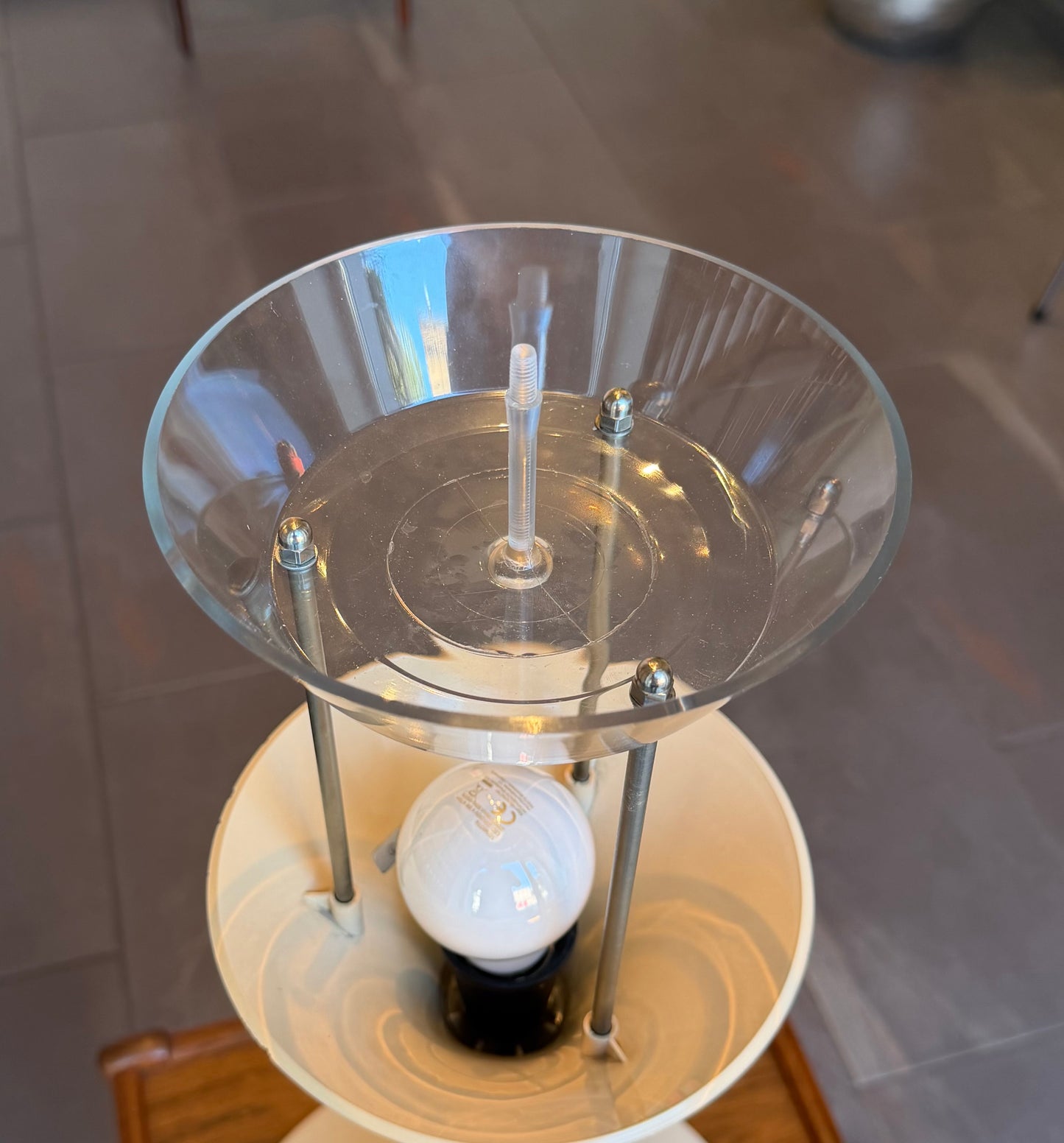 Original VP Panthella table lamp. Verner Panton for Louis Poulsen