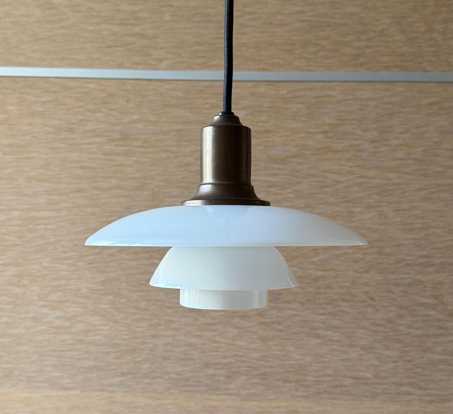 Original PH 2/1 pendant lamp. Poul Henningsen for Louis Poulsen