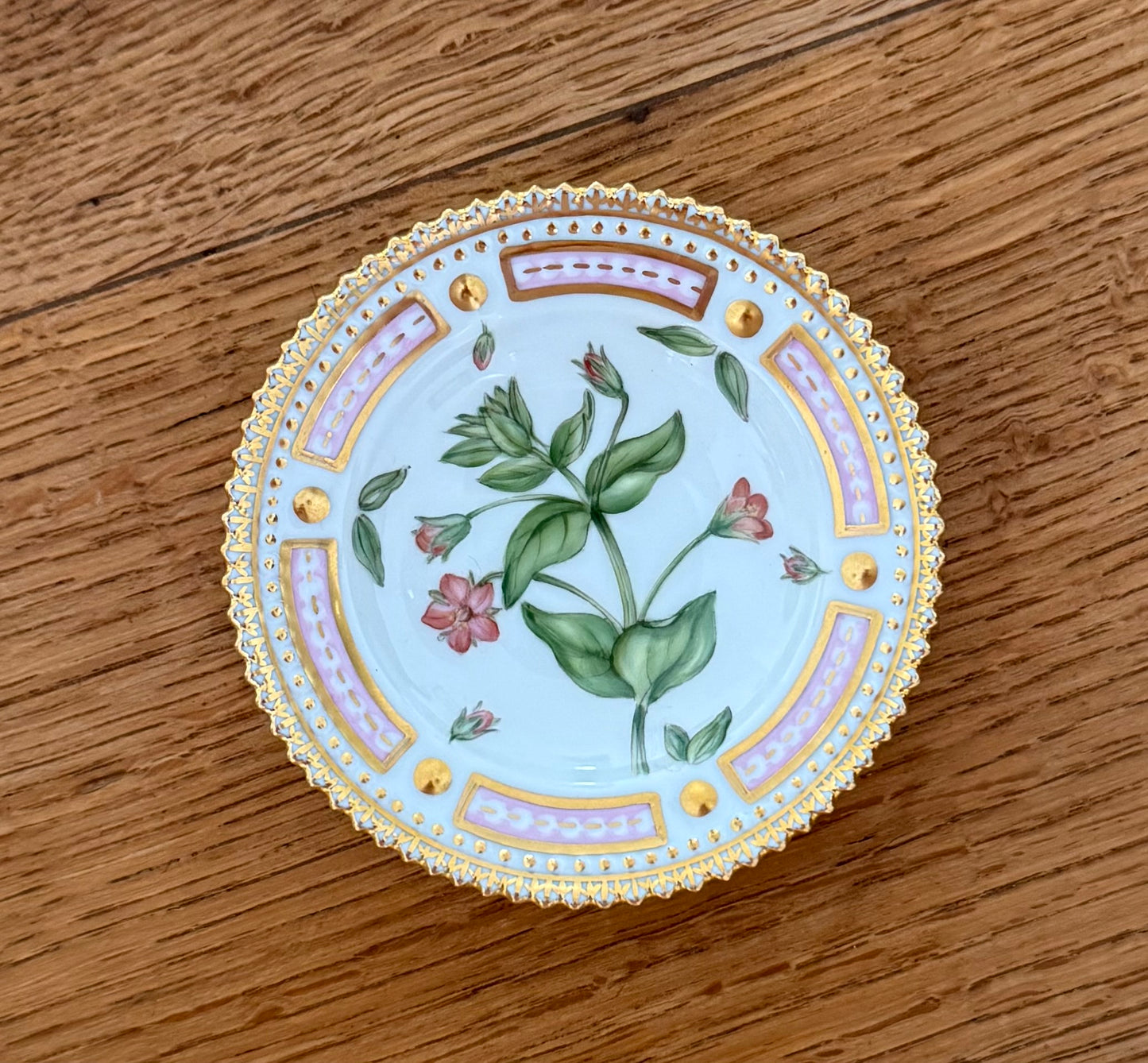 Royal Copenhagen Flora Danica caviar dish / butter dish