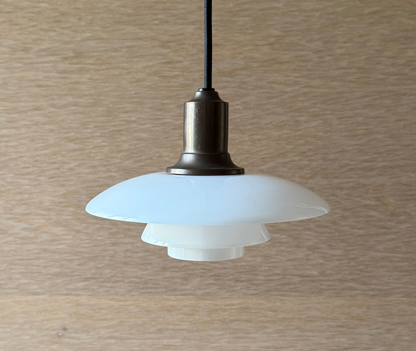 Original PH 2/1 pendant lamp. Poul Henningsen for Louis Poulsen
