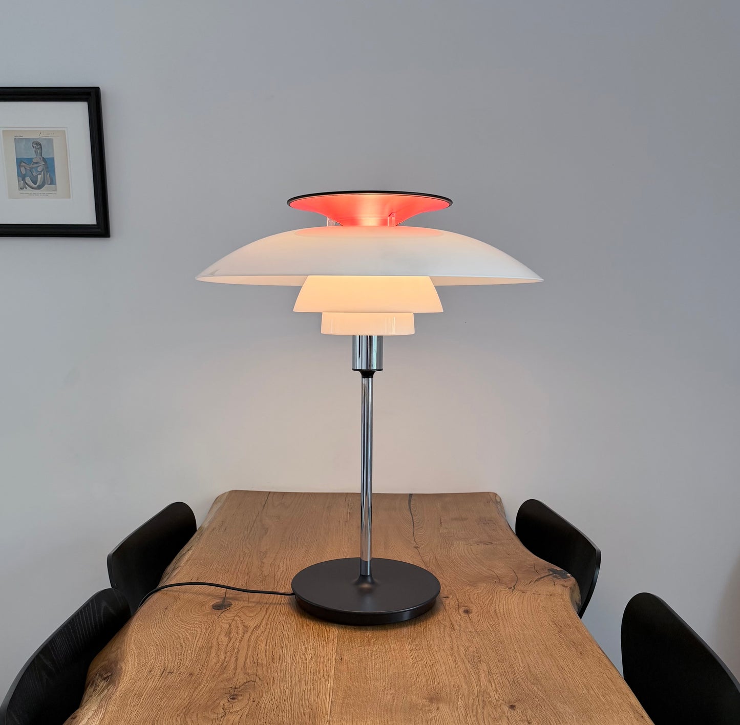 Original PH 80 table lamp. Poul Henningsen for Louis Poulsen