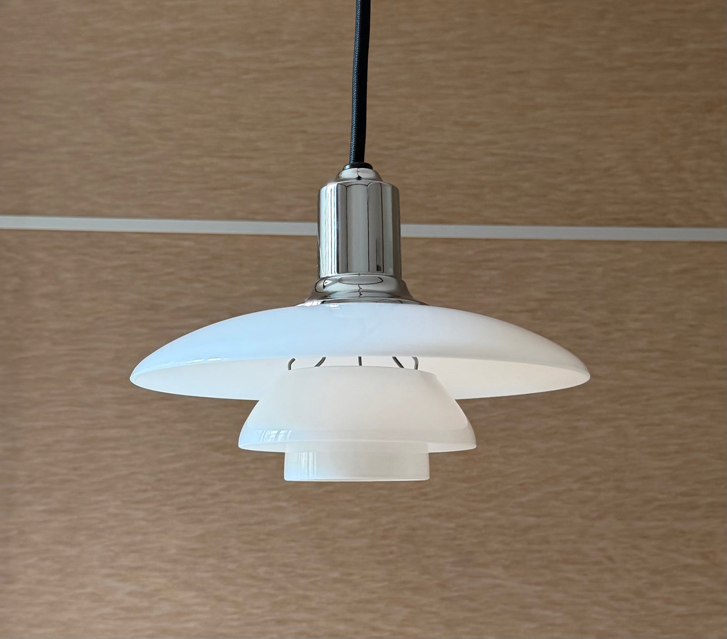 Original PH 2/1 pendant lamp. Poul Henningsen for Louis Poulsen