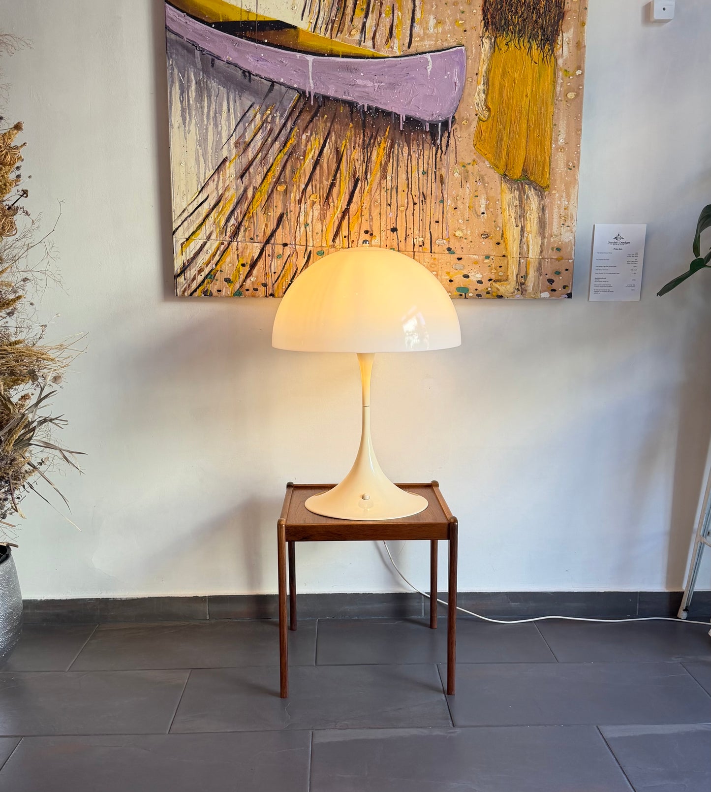Original VP Panthella table lamp. Verner Panton for Louis Poulsen