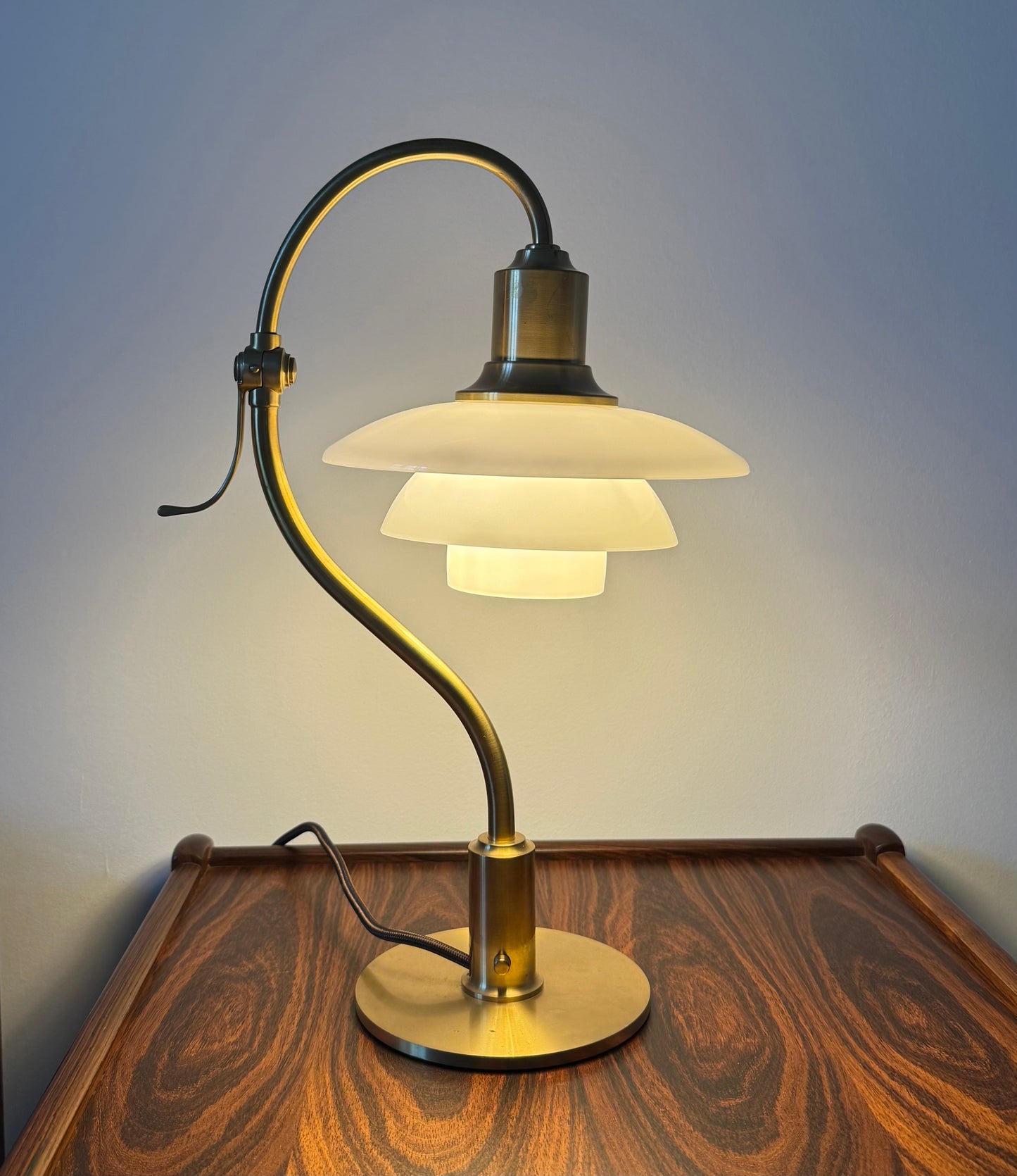 Original PH 2/2 ‘Question Mark’ table lamp. Poul Henningsen for Louis Poulsen