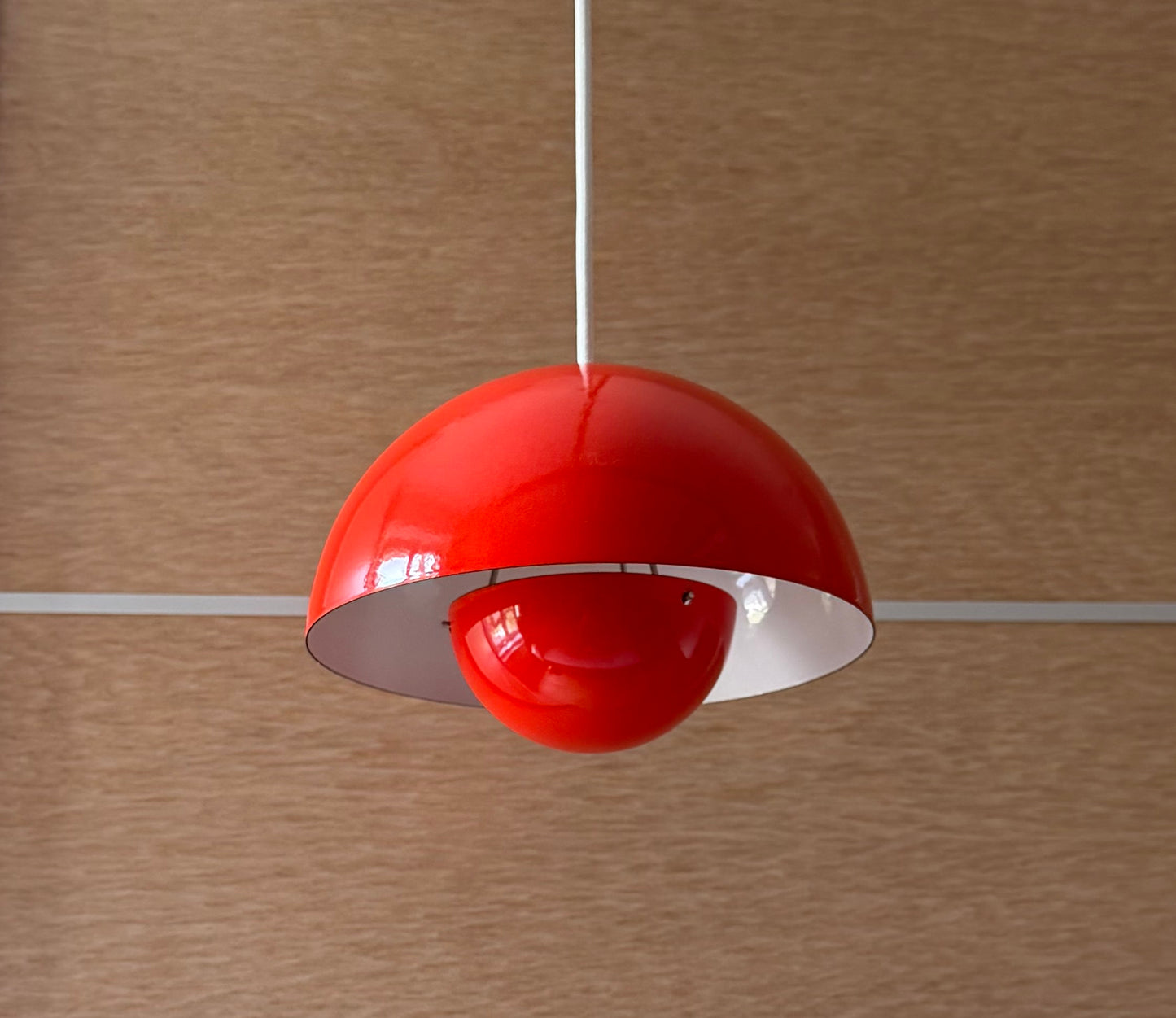 Original Flowerpot VP1 pendant lamp. Verner Panton for Louis Poulsen