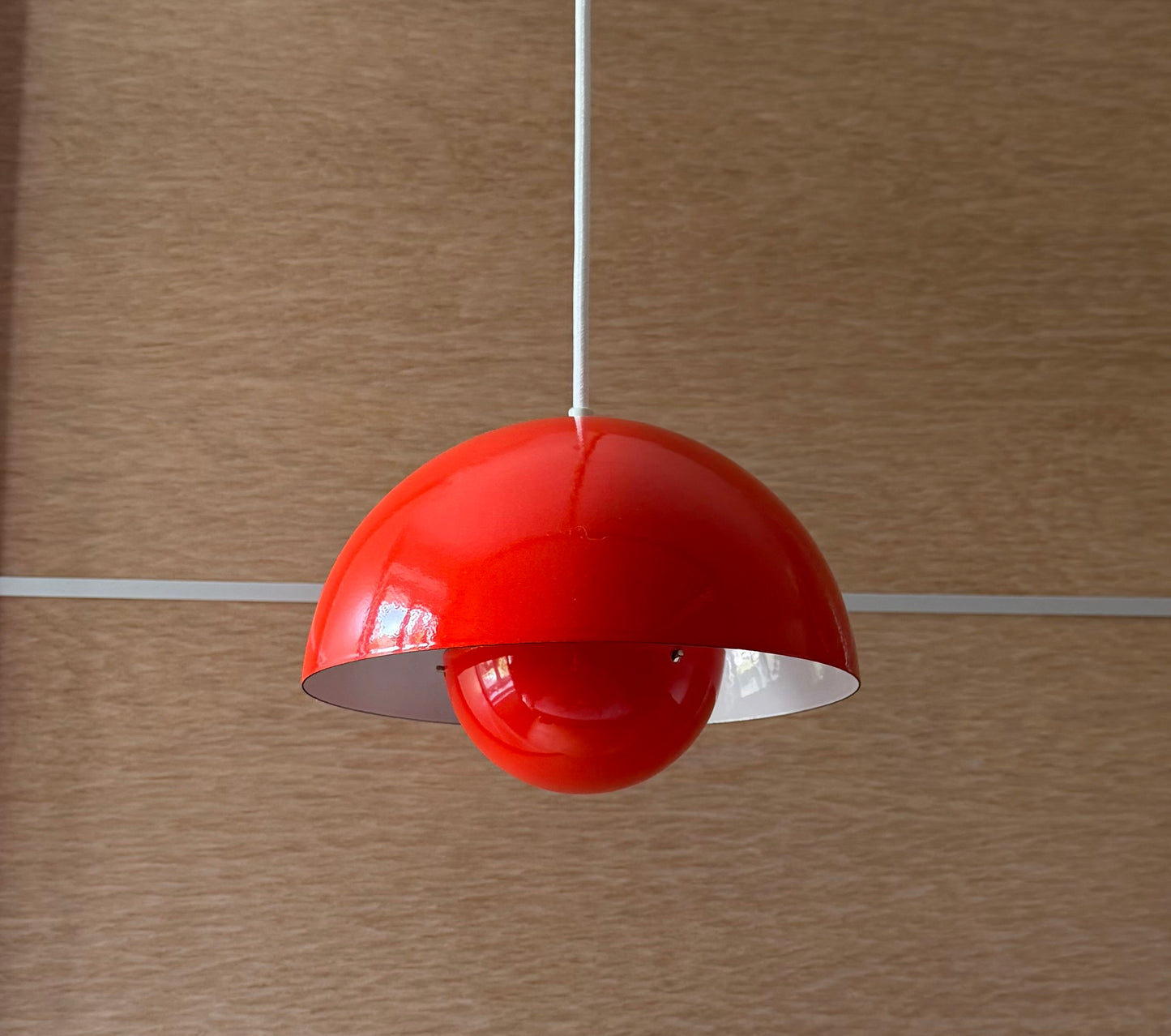 Original Flowerpot VP1 pendant lamp. Verner Panton for Louis Poulsen