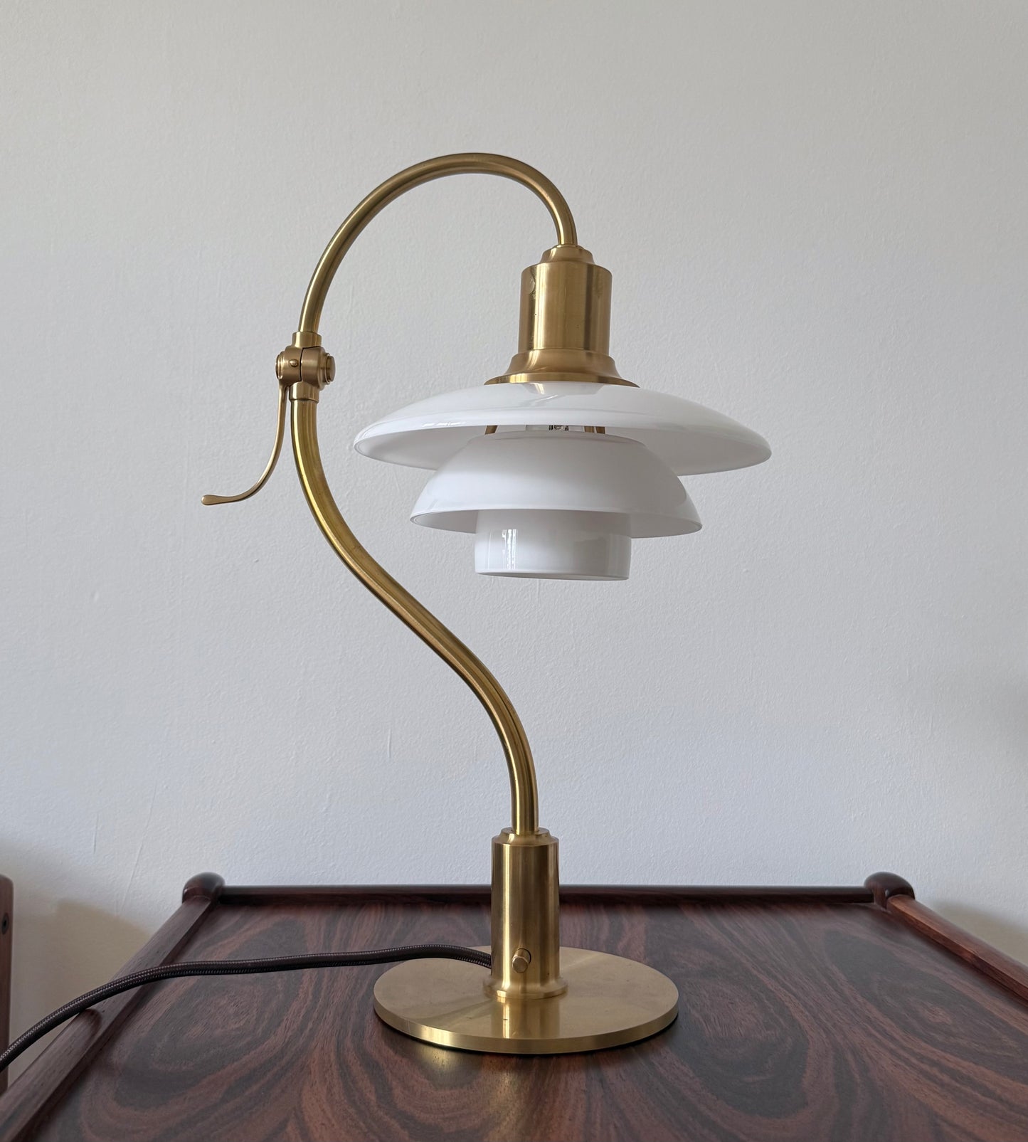 Original PH 2/2 ‘Question Mark’ table lamp. Poul Henningsen for Louis Poulsen