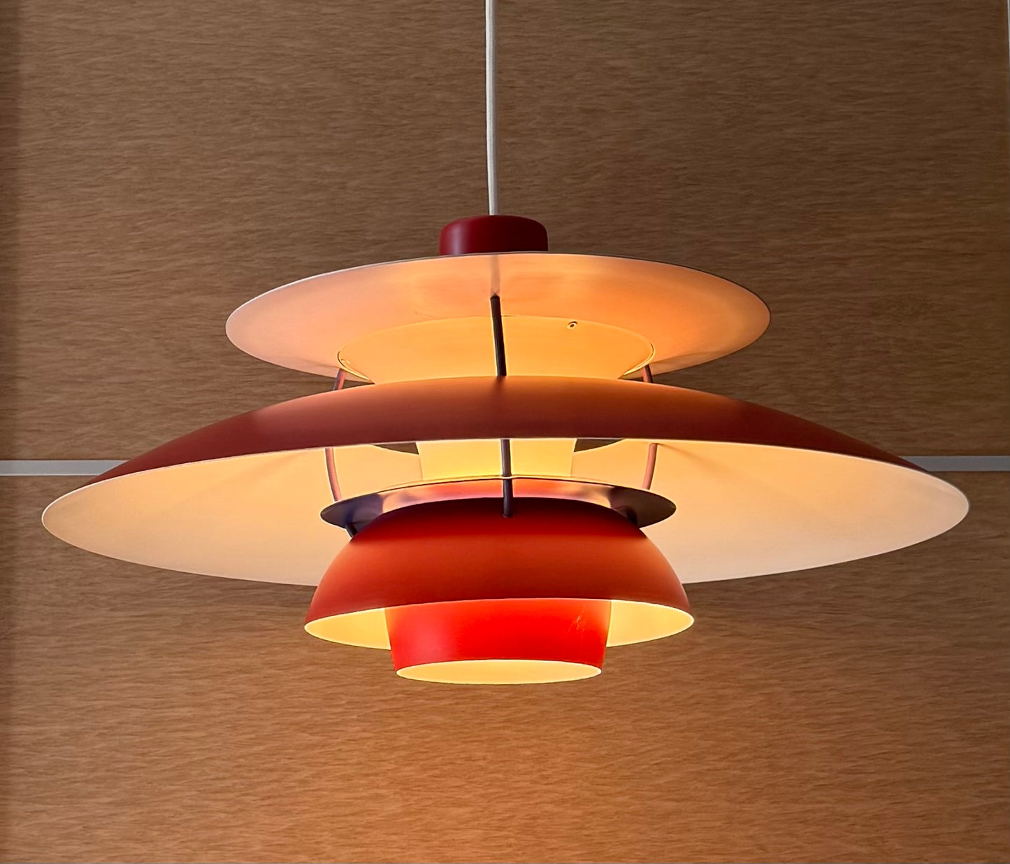 Original PH 5 pendant lamp. Poul Henningsen for Louis Poulsen