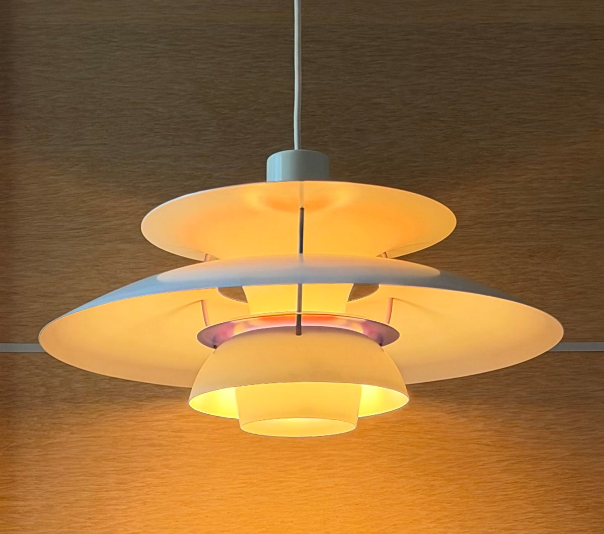 Original PH 5 pendant lamp. Poul Henningsen for Louis Poulsen