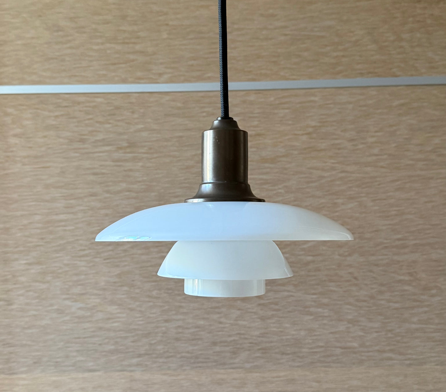 Original PH 2/1 pendant lamp. Poul Henningsen for Louis Poulsen