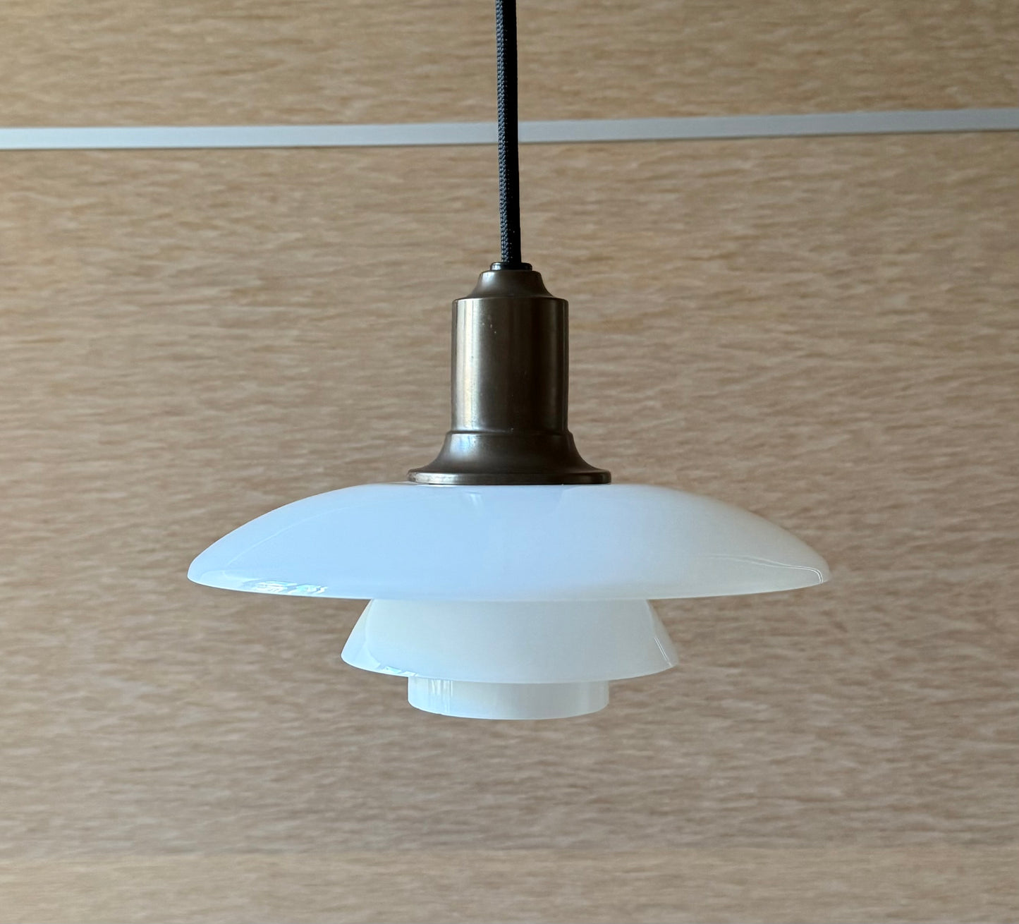 Original PH 2/1 pendant lamp. Poul Henningsen for Louis Poulsen